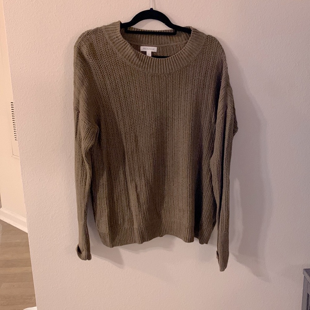 Green sweater